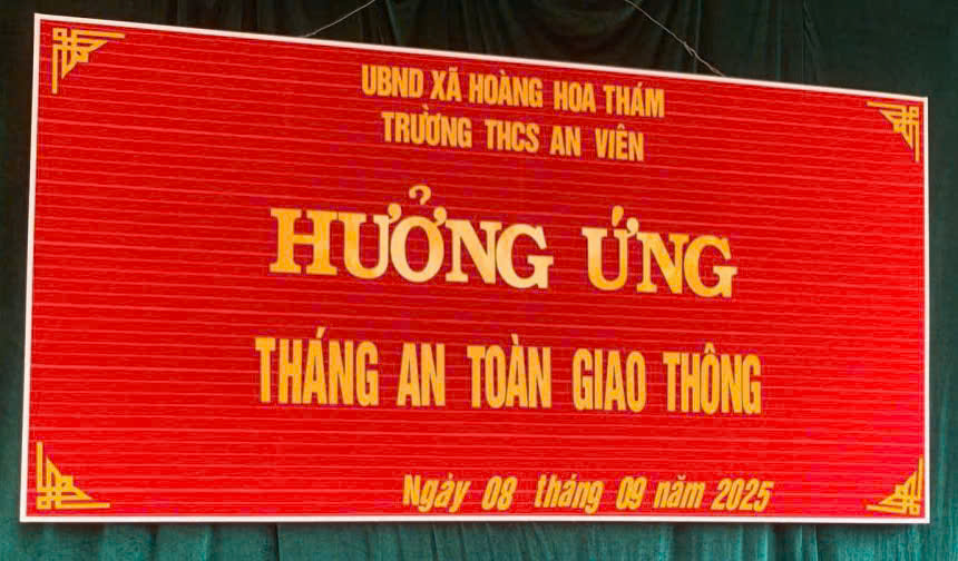 Hưởng ứng tháng An toàn giao thông